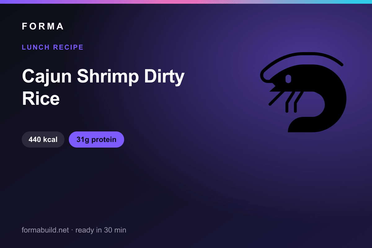 Cajun Shrimp Dirty Rice