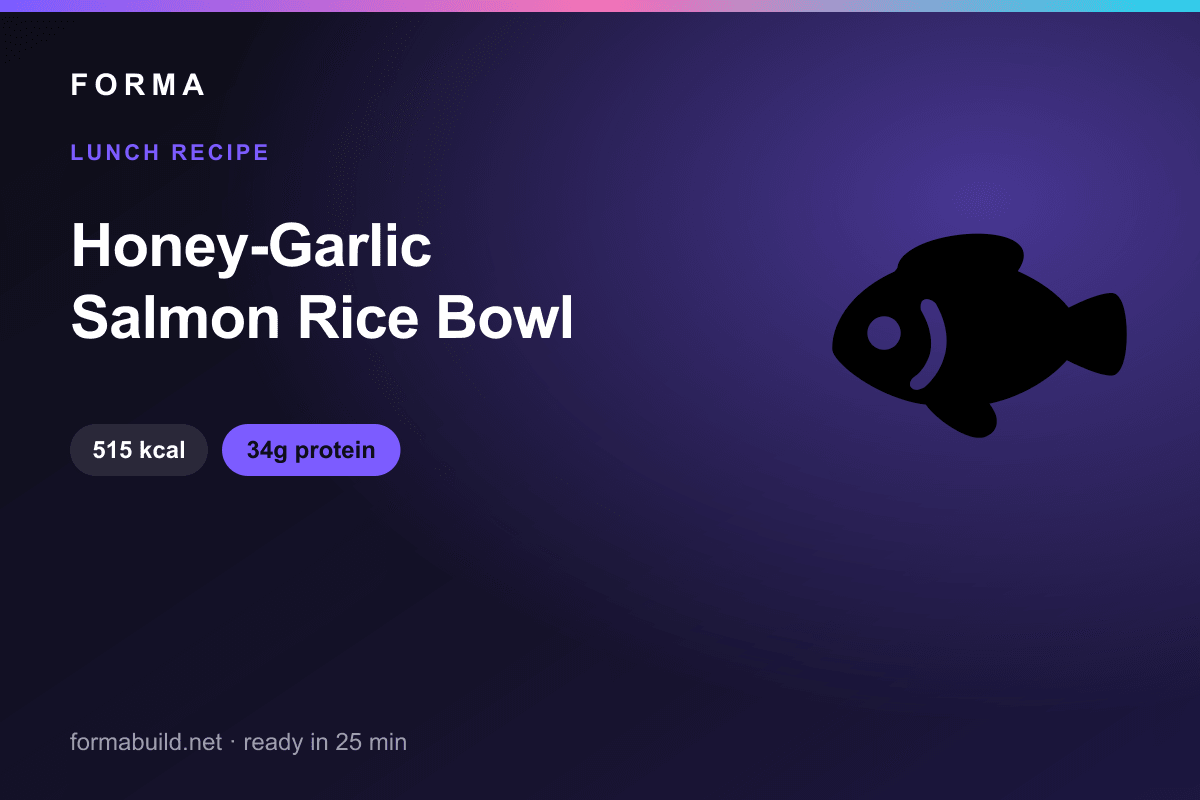 Honey-Garlic Salmon Rice Bowl