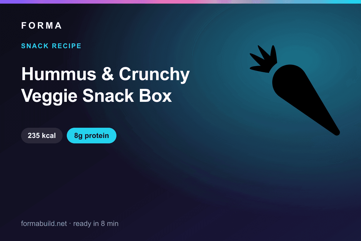 Hummus & Crunchy Veggie Snack Box