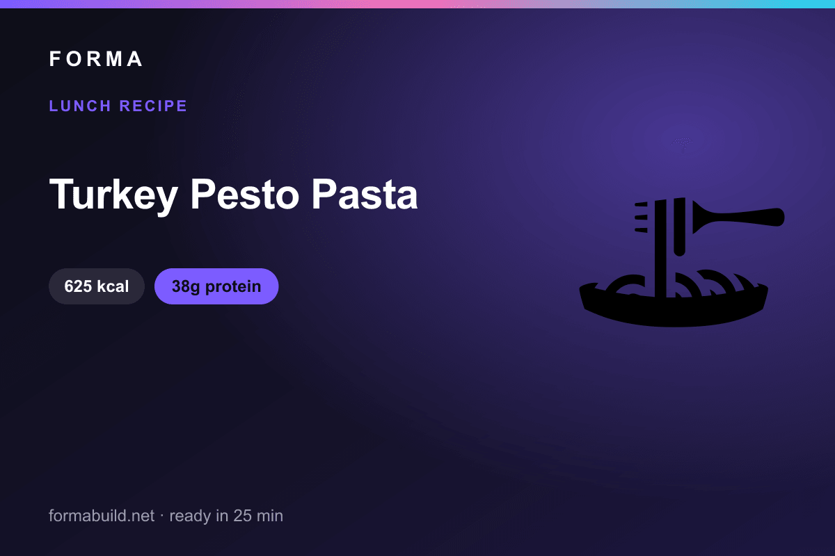 Turkey Pesto Pasta