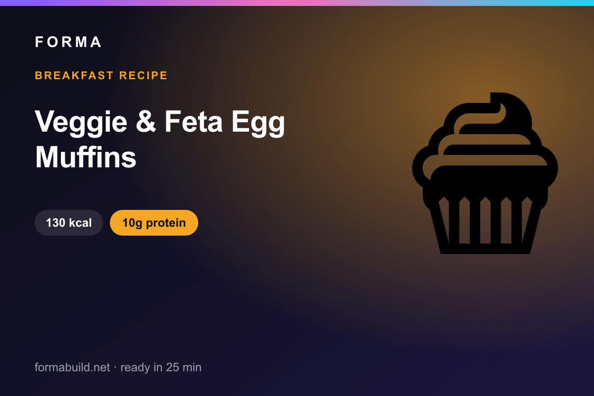 Veggie & Feta Egg Muffins